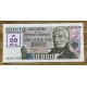 ARGENTINA COL. 732a BILLETE RESELLADO 50,000 AUSTRALES